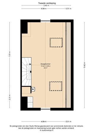 Floorplan - Opaline 21, 4142 RH Leerdam